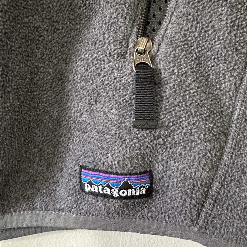 Patagonia Synchilla Fleece Vest Men’s Large Gray Full Zip EUC - Picture 5 of 5